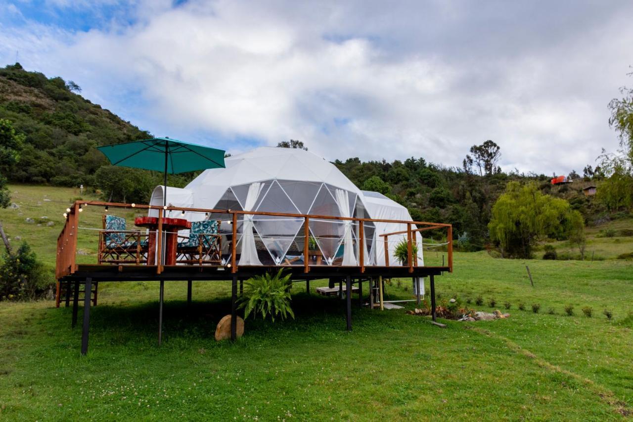 Glamping Claro De Luna Guatavita Extérieur photo