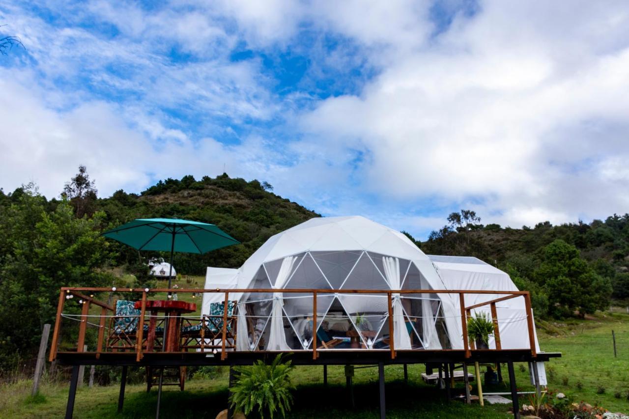 Glamping Claro De Luna Guatavita Extérieur photo